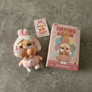 POP MART CRYBABY Crying Again Series Vinyl Face Plush I’ll Give You All My Love